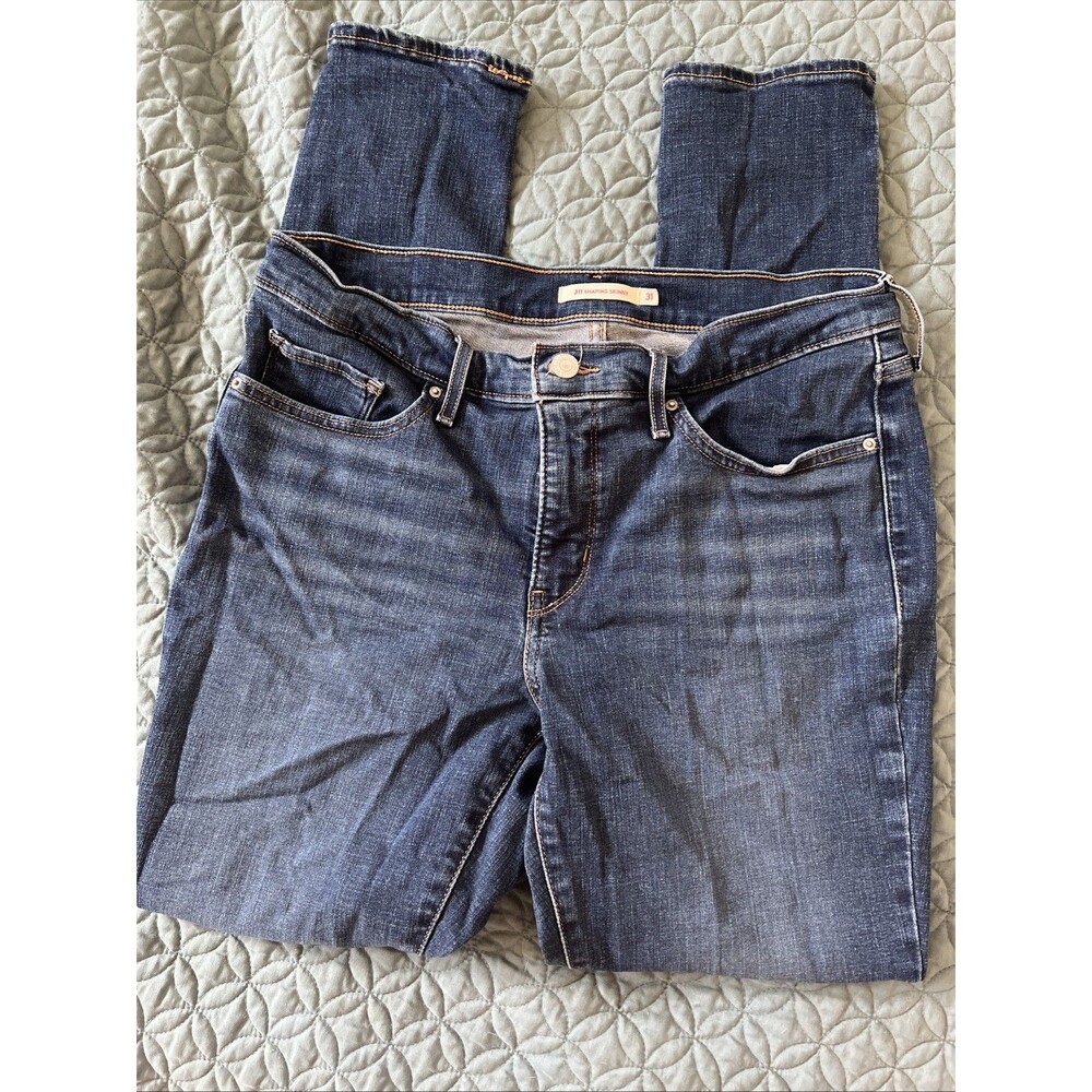 Levi's 311 Shaping Skinny Jeans Women's Size 31 Dark Wash Stretch